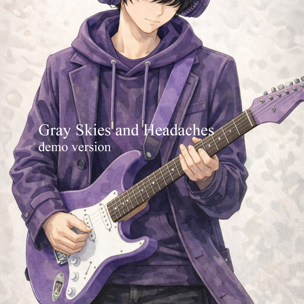 オリジナル曲『gray skies and headaches』